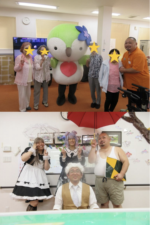 夏祭りを開催いたしまし。